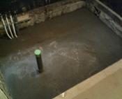 浴室　解体　土間コンクリート打ち